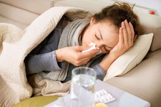 gripe como causa de dolor en las articulaciones de piernas y brazos